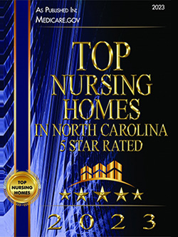 2023 Top Nursing Homes Award Icon