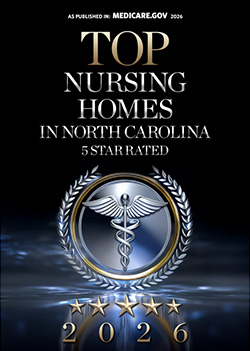 Top Nursing Homes 2026 Award Graphic